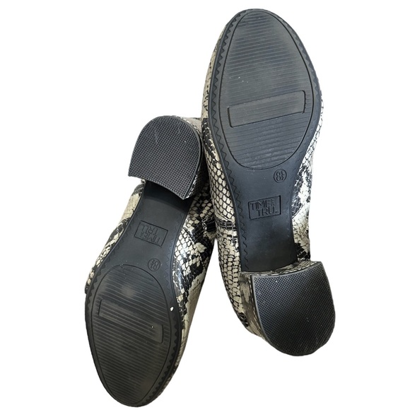 WOMEN'S MEMORY FOAM FAUX SNAKESKIN BOOTS BOOTIES SIZE 8.5 - Picture 3 of 3